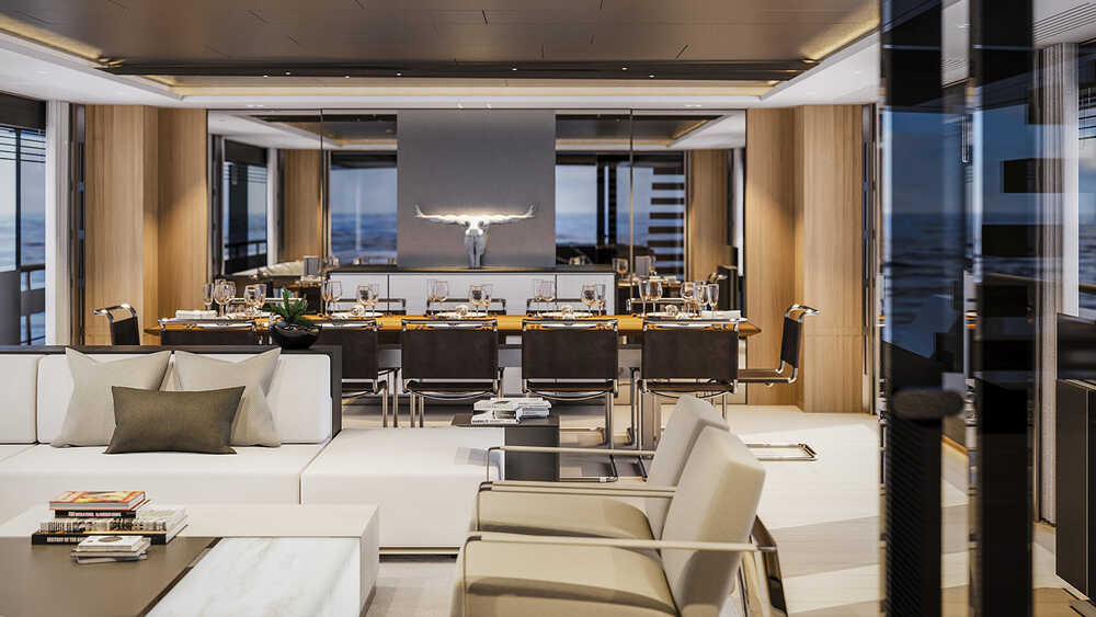 Salon on the main deck