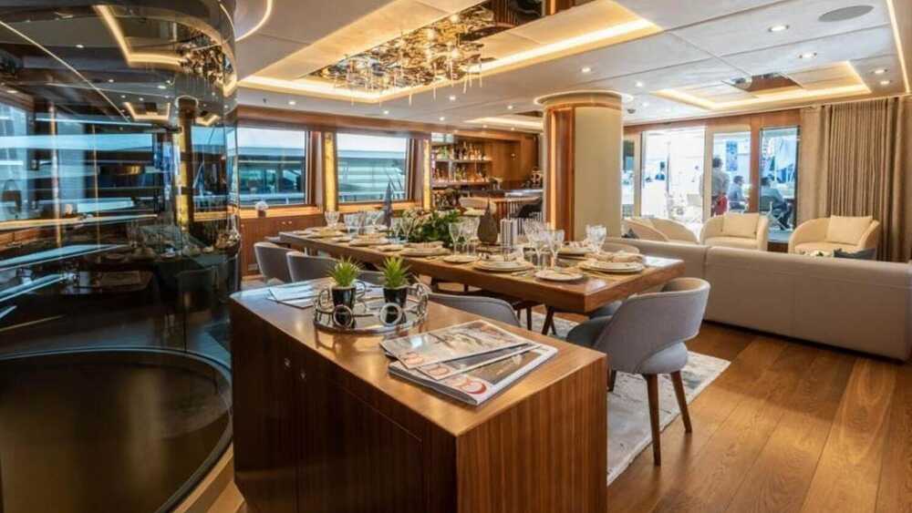 Main deck dining area