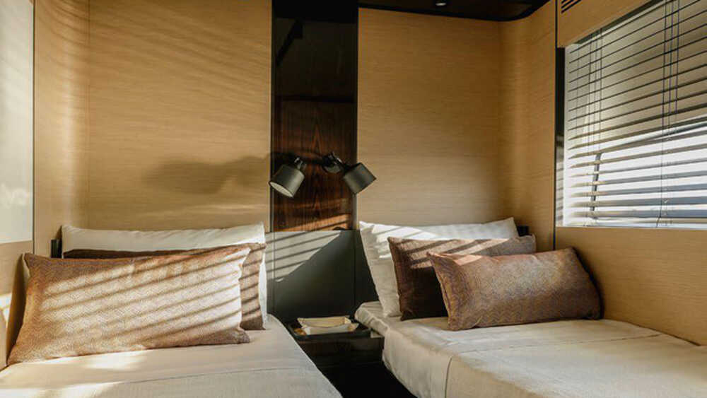Guest cabin on portside