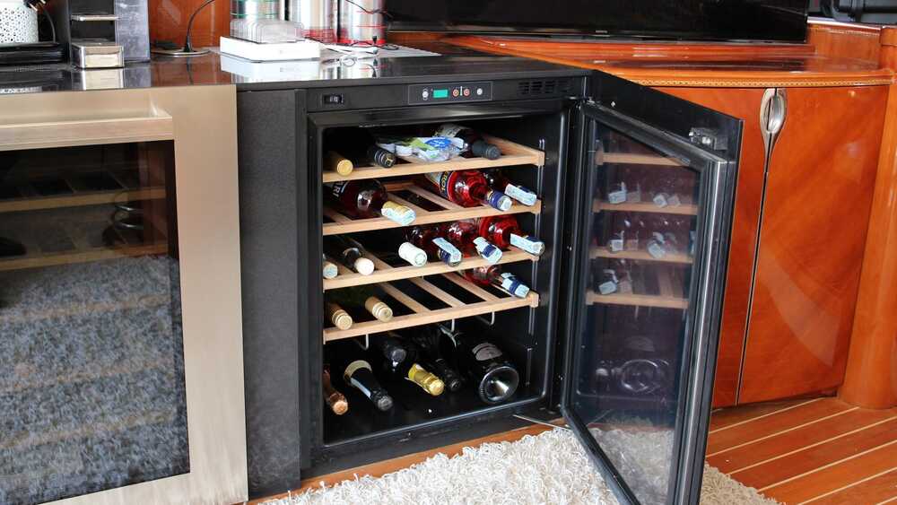 Winecooler in salon