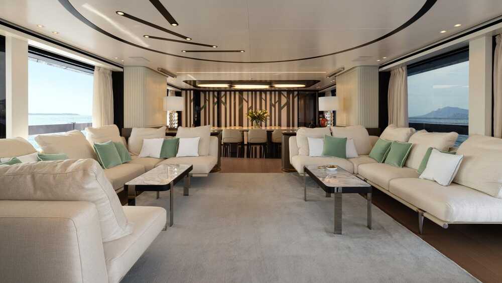 Lounge area in main salon