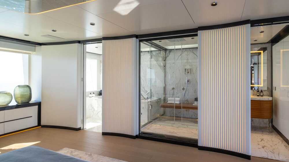 Bathroom at master cabin