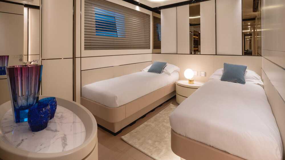 Twin guest cabin