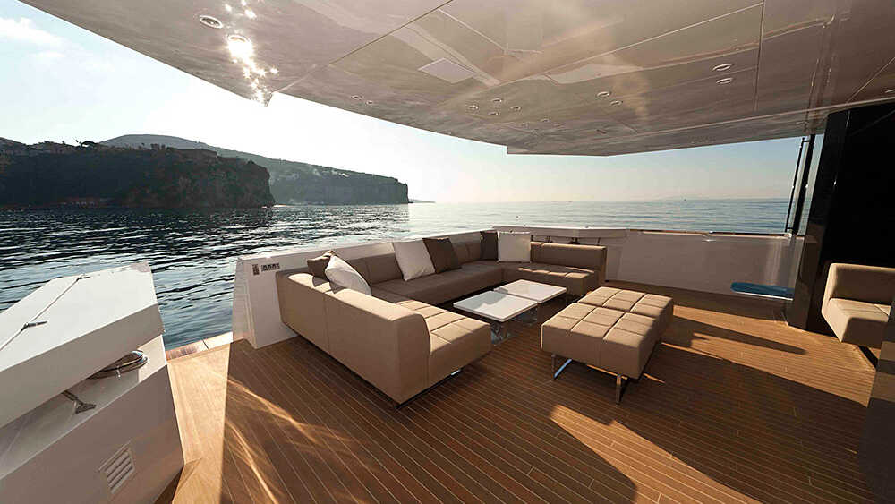 The cockpit on the main deck