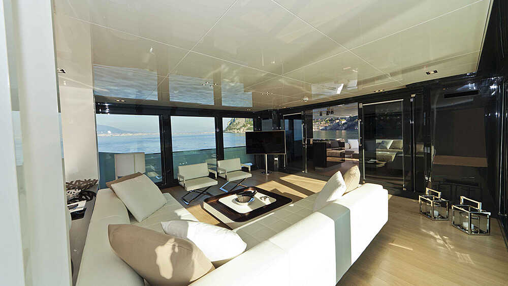 The salon on the main deck