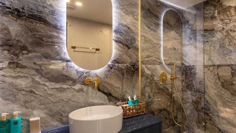 Bathroom of master cabin