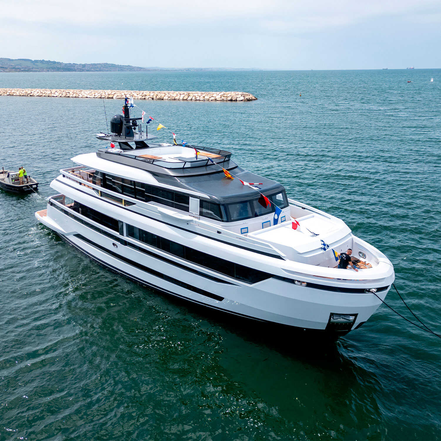 The fourth Extra X96 Triplex hits the water