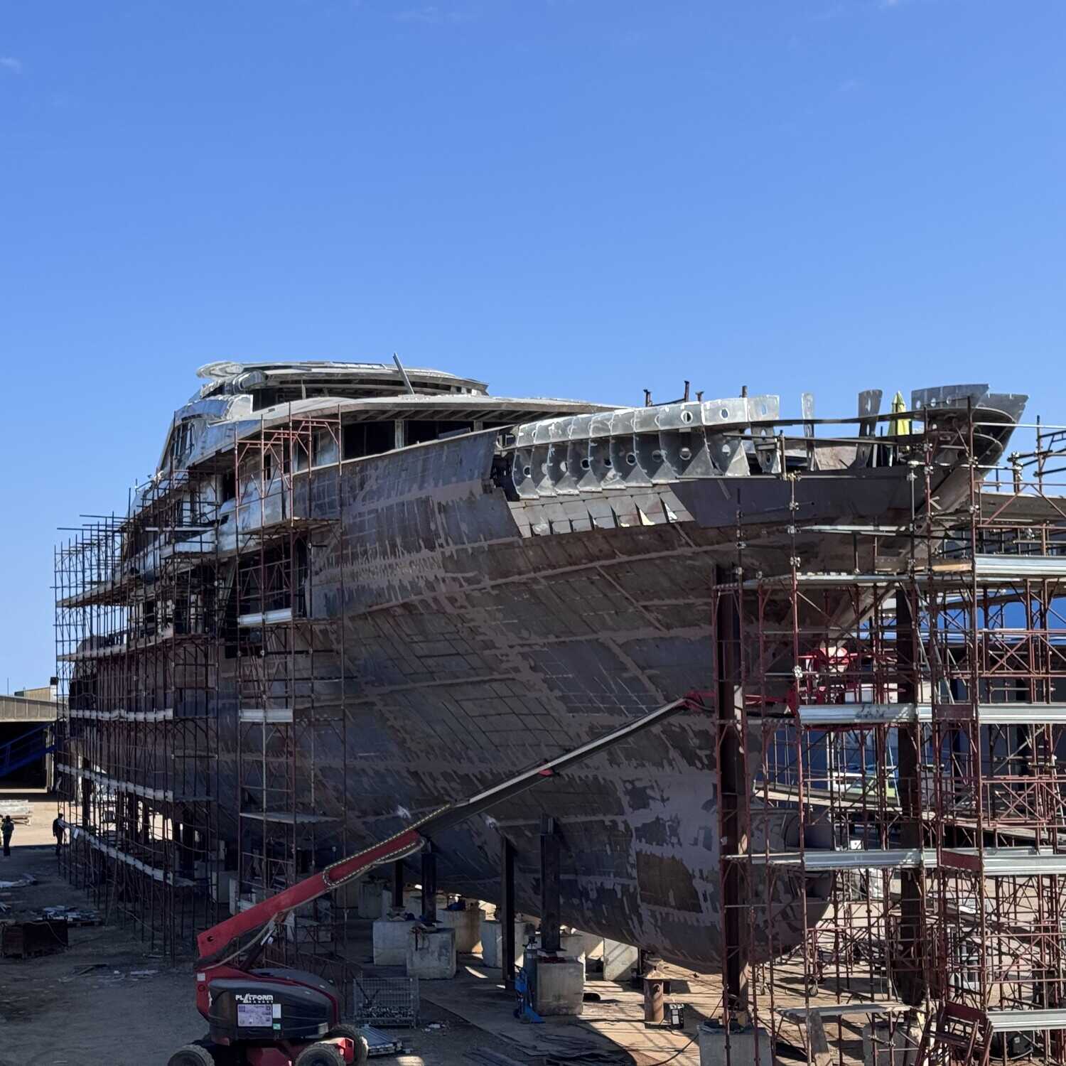 ISA 65: Steel Hull, Superstructure, Finishing