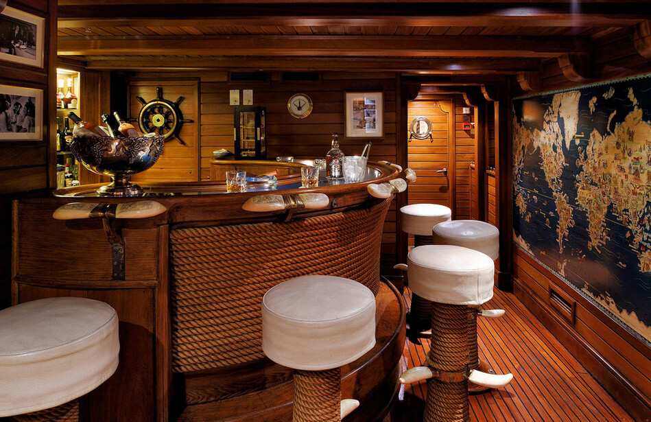 Ari's bar aboard yacht "Christina O", 2025