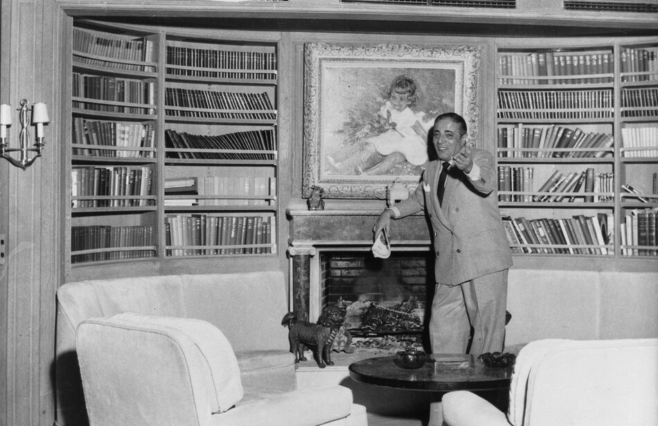Onassis apartment on Christina O yacht, 1950s