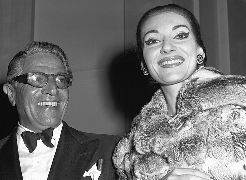 Onassis and Callas, London, June 18, 1959